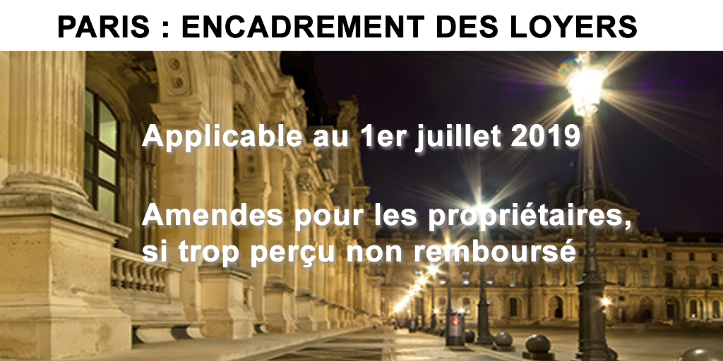 L'encadrement des loyers à Paris est efficace : baisse constatée de 3% des loyers en 2019 L'encadrement des loyers à Paris est efficace : baisse constatée de 3% des loyers en 2019