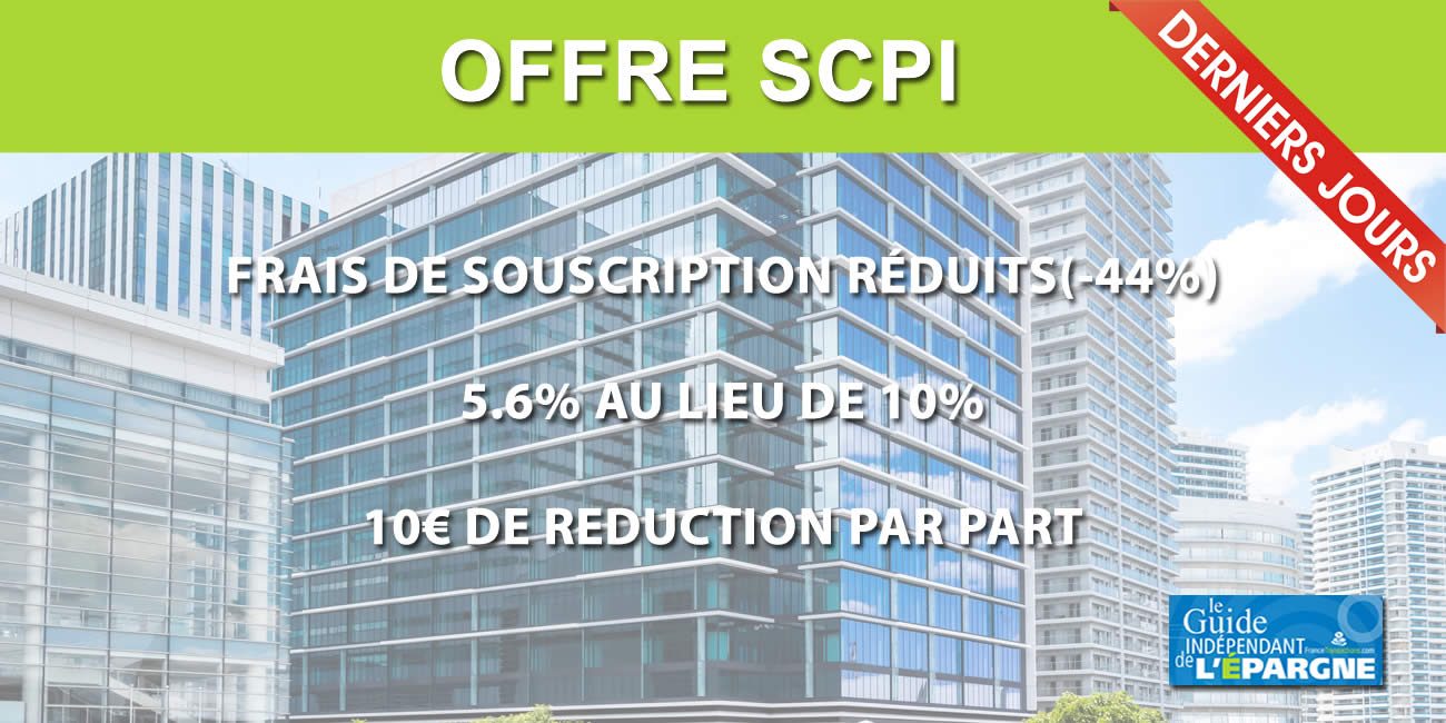 Offre de lancement : 44% de réduction sur les frais de la SCPI Transitions Europe Offre de lancement : 44% de réduction sur les frais de la SCPI Transitions Europe