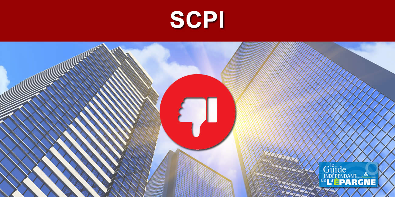 Le prix de la part de la SCPI EUROVALYS chute de 6.8 % Le prix de la part de la SCPI EUROVALYS chute de 6.8 %